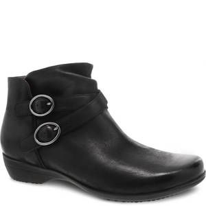 Gently used Faith Dansko bootie with side zip